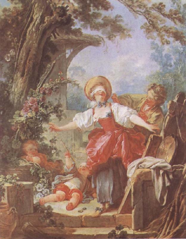 Jean Honore Fragonard Blind-Man-s Bluff